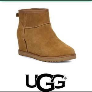 UGG Women's Classic Femme Mini Wedge Boot Chestnut